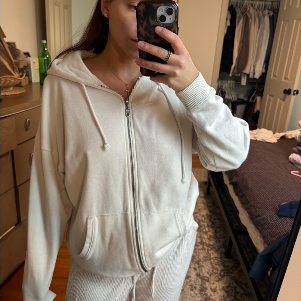 Aeropostale Cream Hoodie